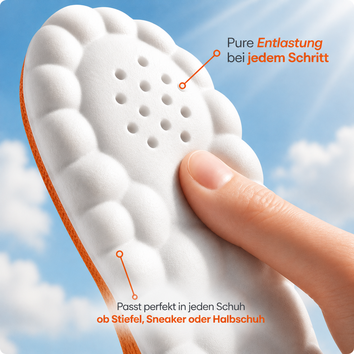 Massage-Einlegesohlen