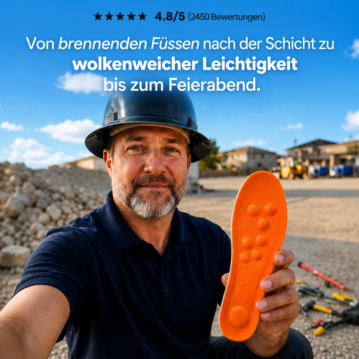Massage-Einlegesohlen
